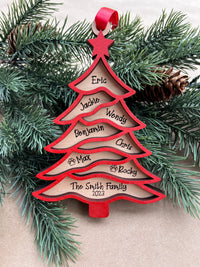 Christmas Tree Family Ornament