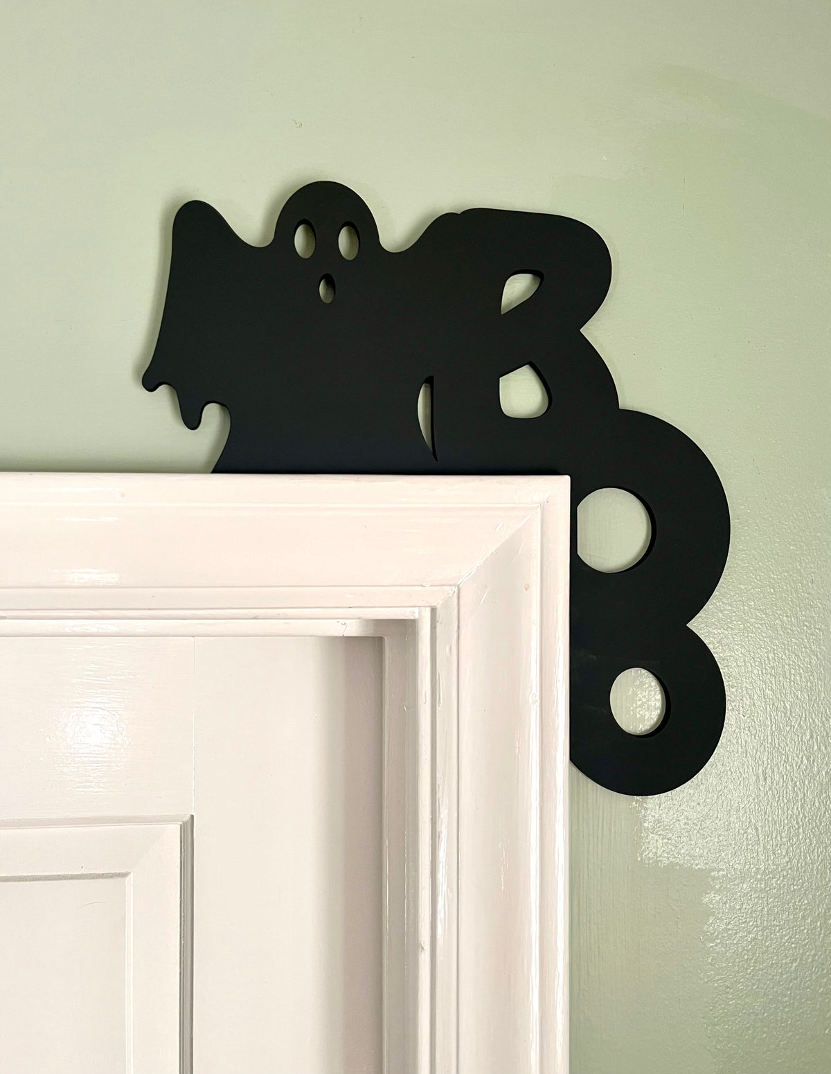 Ghost with Boo Halloween Door Corner Decoration