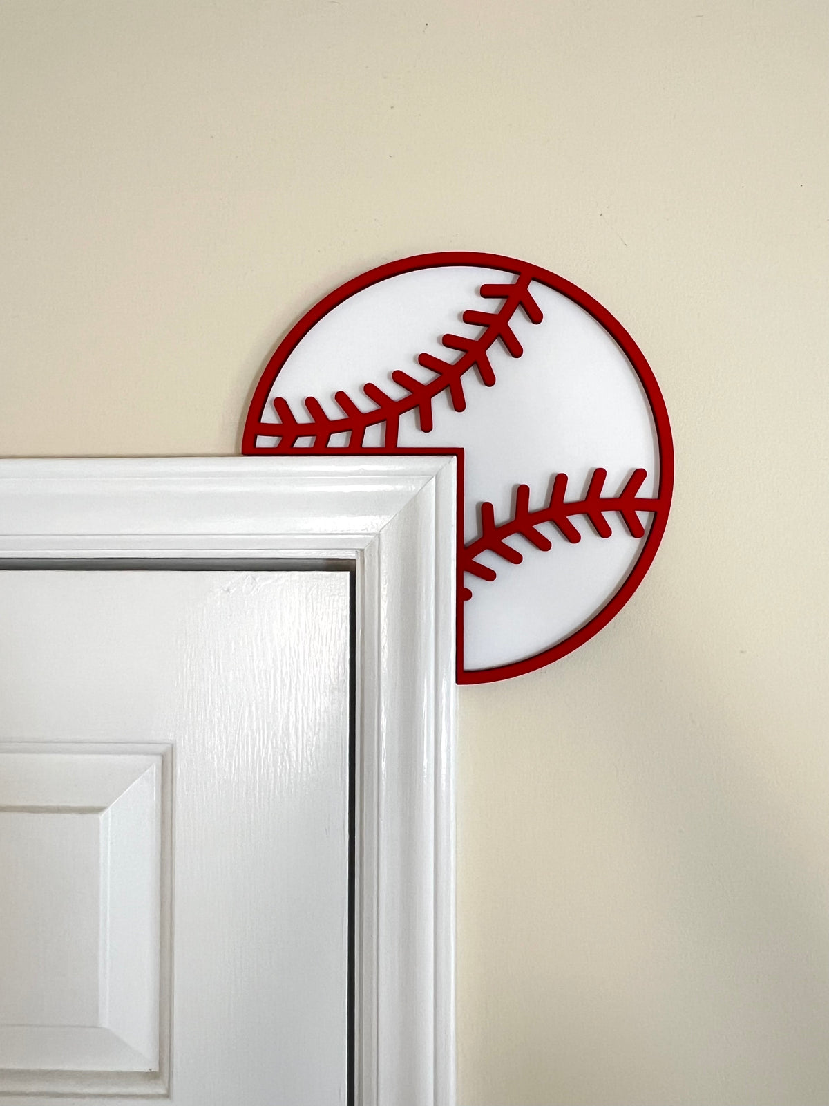 Baseball Door Corner Decoration