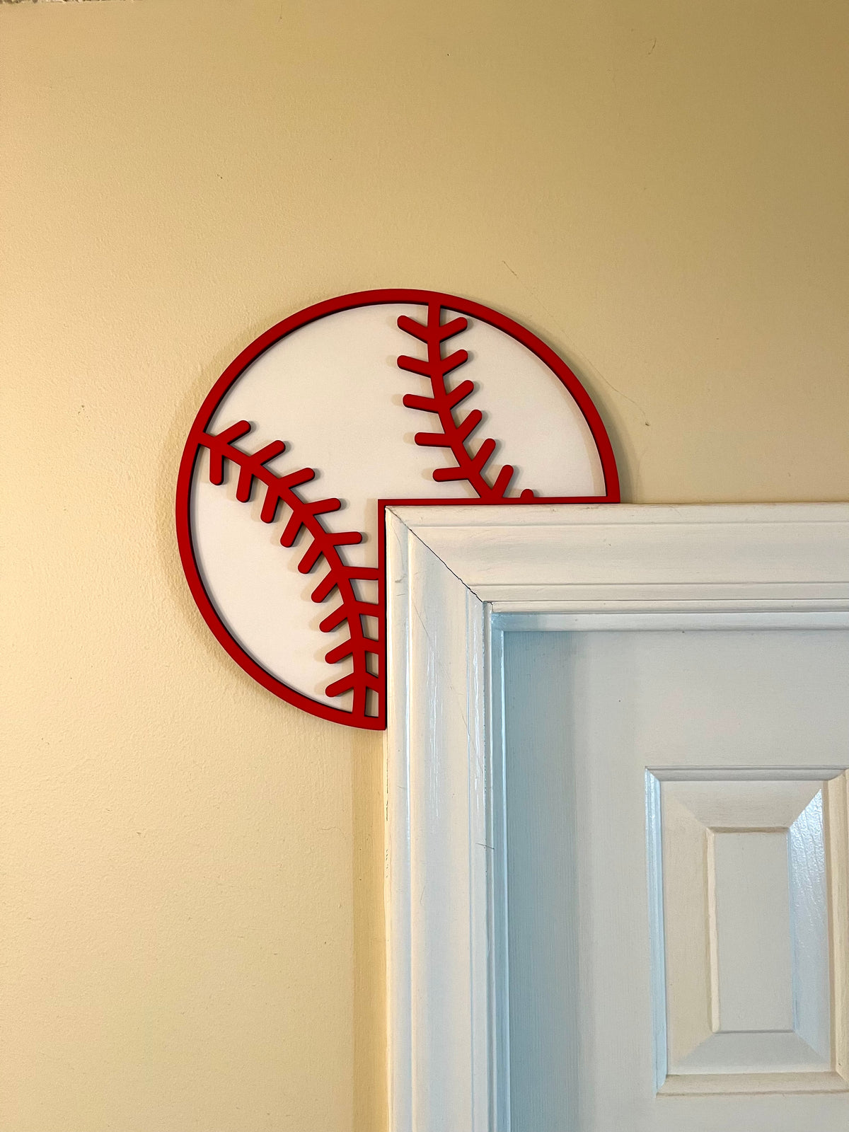 Baseball Door Corner Decoration