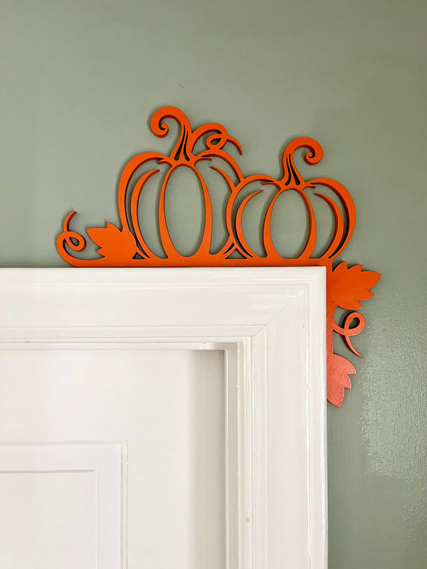 Pumpkin Door Corner Decoration