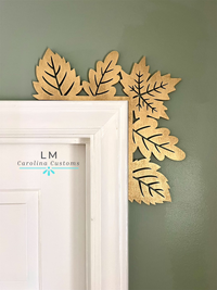 Leaf Door Corner Decoration